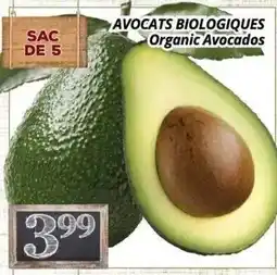 Supermarché PA Organic Avocados offer