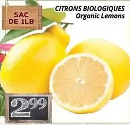 Supermarché PA Organic Lemons offer