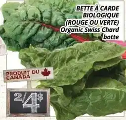 Supermarché PA Organic Swiss Chard offer
