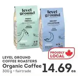 IGA Level Ground Coffee Roasters Organic Coffee offer