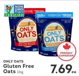 IGA Only oats gluten free oats offer