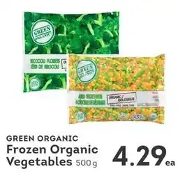 IGA Green Organic Frozen Organic Vegetables offer