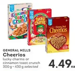IGA General Mills Cheerios lucky charms or cinnamon toast crunch offer