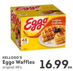 IGA Kellogg's Eggo Waffles original 48's offer