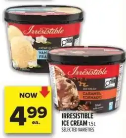 Metro Irresistible ice cream offer