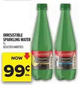 Metro Irresistible sparkling water offer