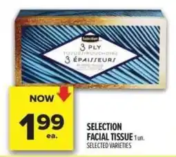 Metro Selection facial tissue offer