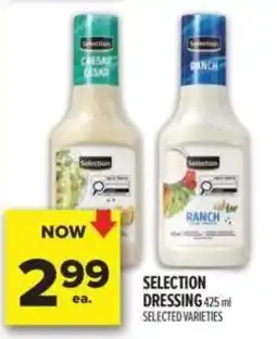 Metro Selection dressing offer