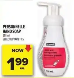 Metro Personnelle hand soap offer