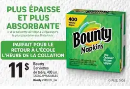 Provigo Bounty serviettes de table offer