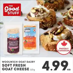 IGA Woolwich goat dairy soft fresh goat cheese offer