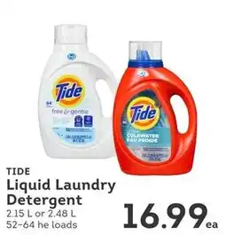 IGA Tide Liquid Laundry Detergent offer