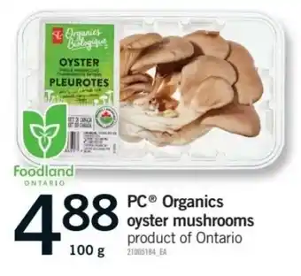 PC organics oyster mushrooms