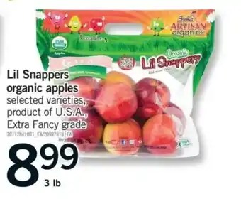 Lil Snappers organic apples