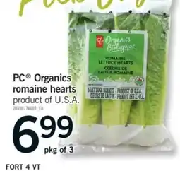 Fortinos PC romaine hearts offer