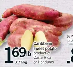 Fortinos Caribbean sweet potato offer