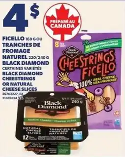 Provigo Black Diamond natural cheese slices offer