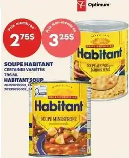 Provigo Habitant soup certain varieties offer