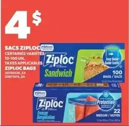 Provigo Ziploc sandwich bags offer