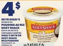 Provigo kozy shack rice pudding offer