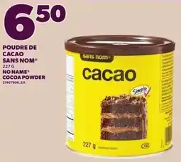 Provigo No Name cocoa powder offer