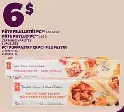 Provigo Pc puff pastry or pc filo pastry offer