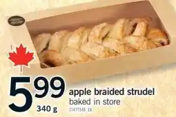 Fortinos apple braided strudel offer