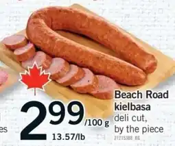 Fortinos Beach Road kielbasa offer