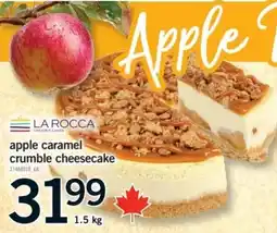 Fortinos La rocca apple caramel crumble cheesecake offer
