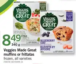 Fortinos Veggies Made Great muffins or frittatas offer