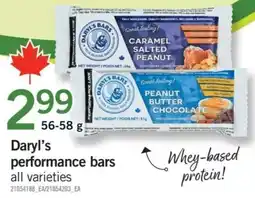 Fortinos Daryl's performance bars offer