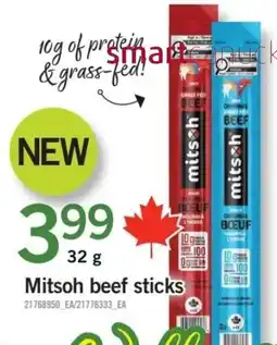 Fortinos Mitsoh beef sticks offer