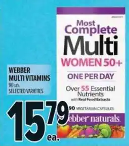 Metro Webber naturals most complete multi women 50+ offer