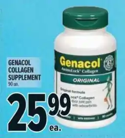 Metro Genacol collagen supplement offer