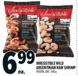 Metro Irresistible wild argentinian raw shrimp offer