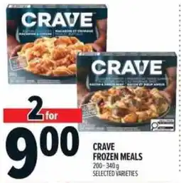 Metro Crave frozen meals offer