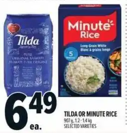 Metro Tilda or minute rice offer