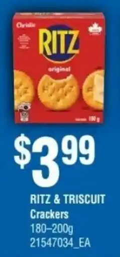 Fortinos Ritz & Triscuit Crackers offer