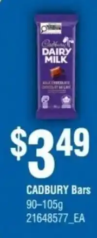 Fortinos Cadbury Bars offer