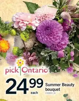 Fortinos pick Ontario Summer Beauty bouquet offer