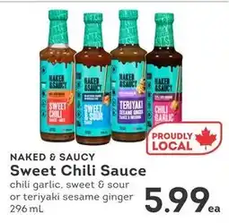 IGA Naked & Saucy Sweet Chili Sauce offer