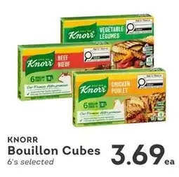 IGA Knorr Bouillon Cubes offer