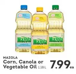 IGA Mazola Corn, Canola or Vegetable Oil offer