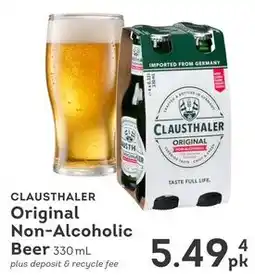 IGA Clausthaler Original Non-Alcoholic Beer offer