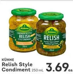 IGA Kühne Relish Style Condiment offer