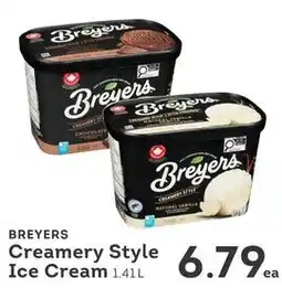 IGA Breyers Creamery Style Ice Cream offer
