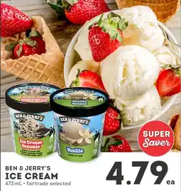 IGA Ben & Jerry's ice cream offer