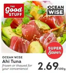 IGA Ocean Wise Ahi Tuna offer