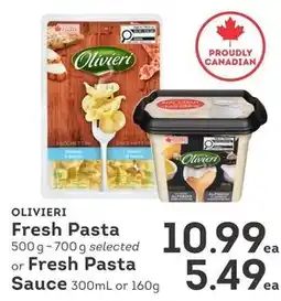 IGA Olivieri fresh pasta offer