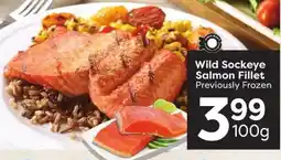 Quality Foods Wild Sockeye Salmon Fillet offer